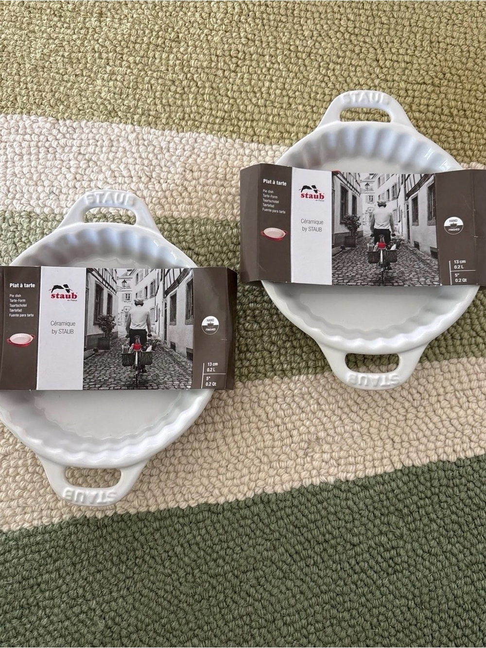 Staub White 5” Pie Dish - Set of 2